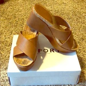 Report EUC wedge sandals